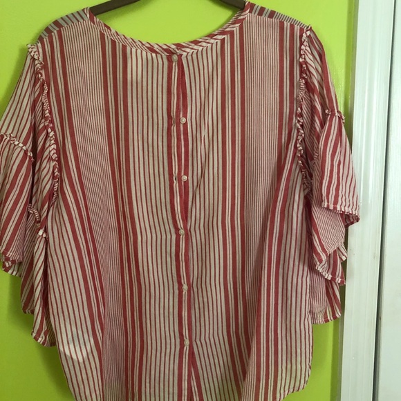 HM red and white stripe top - Picture 2 of 3